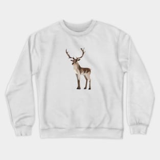 Geometric Reindeer Crewneck Sweatshirt